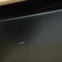 Home Zone Living 8 Gallon Slim Kitchen Trash Can with Soft Close Lid, Step Pedal, Bag Tuck Band, and Removable Liner, Stainless Steel, Matte Black, 30 Liters