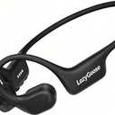 Open Ear Bone Conduction Headphones Bluetooth 6.0 Sports Earbuds with Mic, IPX7 Waterproof Sweatproof Headset for Running, Cycling, Lightweight Stereo Sound with Fast Charging