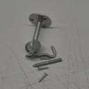 Prime-Line J 4602 4 In. Floor Stop, Solid Brass, Brushed Chrome Finish (Single Pack)