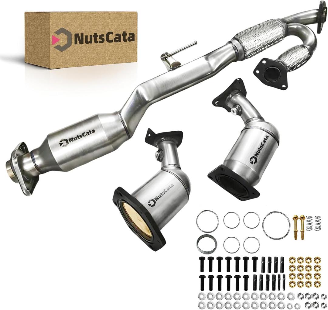 Catalytic Converter Direct-Fit Compatible with 2013-2015 Nissan Pathfinder, 2014-2019 Infiniti QX60, 2013 Infiniti JX35 3.5L V6 EPA Compliant Replace OEM 54976 16700 16702