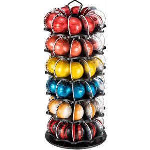 FlagShip 6 Tier Coffee Pod Holder Vertuo Carousel Stand Storage for Vertuoline Pod (60 Pods Capacity)