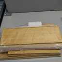 Bread Box for Kitchen Counter, Large Bamboo Wood Double Layer Bread Box, Wooden Bread Storage Capacity