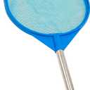 Pool Skimmer Net - Handheld Hot Tub Skimmer for Spa, Stock Tank Pool, Small Pool & Aquarium Cleaning (2 ft, Blue)
