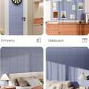Bumusty Large Cork Board 48" x 36" Alternative - 12 Pack Felt Wall Tiles with 70 Safe Removable Adhesive Tabs, 30 Pushpins, Cork Boards for Walls Bulletin Board Office Decor (Soft Periwinkle)
