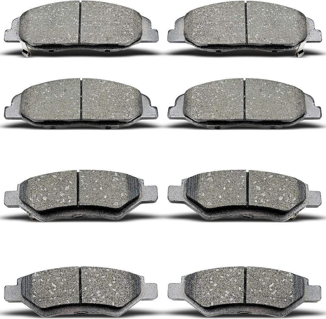D1332 D1337 8pcs Front Rear Ceramic Brake Pads Sets Fit For 2008 2009 2010 2011 2012 2013 2014 For Cadillac CTS