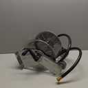 l Water Hose Reel, 3/4" Solid Connector with 5/8" Inlet Hose and Crank,80-Feet 1/2" Capacity