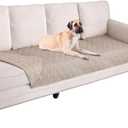 Ameritex Waterproof Blanket Reversible Dog Bed Cover Pet Blanket for Furniture Bed Couch Sofa (30x90 Inch (Pack of 1), Beige)
