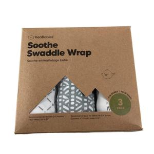 KeaBabies Soothe Swaddle Wraps 3 Pack, Nordic