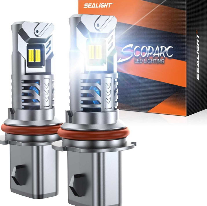 SEALIGHT® S2S 9007/HB5 70W 6500K White IP68 LED Headlight Bulbs 2Pcs