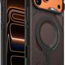 Aulumu A17 iPhone 17 Pro Case | MagSafe Compatible | Touch-Sensitive Buttons | Integrated Drop Protection | Military-Grade Outdoor Design Black