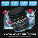 MMA Nutrition HRDWRK Electrolytes Powder with Magnesium, Potassium - Sugar Free Electrolytes Boost Endurance and Reduce Fatigue with This Electrolytes Supplement - Maximum Hydration - Keto Friendly