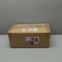 Gfilay 3ft Flocked Prelit Christmas Tree with 60 LED Lights & 8 Lighting Modes, Small Battery Powered Tabletop Xmas Tree for Indoor Holiday Dcor, Mini Artificial Snow Tree with Burlap Base