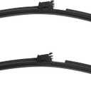 XQSMWF Windshield Wiper Blade Set w/Heated Compatible with Mercedes S450 S550 S550e S560 2015-2020# A2228201145 2228201145 222-820-11-45