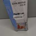 1.5 L Glass Pitcher with Lid and Spout, Cold or Hot Water Drinking Jug for Homemade Iced Tea and Juice