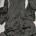 Black Dress Floor Length Tight fitting Halloween Gothic RolePlay Costume, Size:L