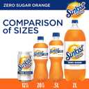 Sunkist Zero Sugar Orange Soda, 12 fl oz cans, 12 pack
