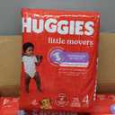 Huggies Size 4 Diapers, Little Movers Baby Diapers, Size 4 (22-37 lbs), 150 Count (6 Packs of 25), Packaging May Vary