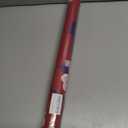 HeloHo Floral Wall Paper Red Peel and Stick Wallpaper 17.3" x 197" Vintage Self Adhesive Removable Waterproof Contact Paper for Living Room Bedroom Decor