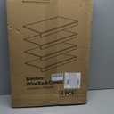 Gashell Wire Shelf Covers, Bamboo Wire Rack Covers for Pantry, Closet (4pcs, 24" W x 16" D)