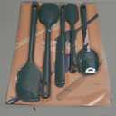 ChefAide 5 Pieces Silicone Spatula Set, Food Grade Rubber Spatula, Upgrade Strong Handle with Ergonomic Grip, Heat Resistant Up to 600F for Nonstick Cookware, Cooking Dried Thyme