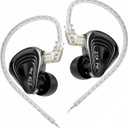 KZ ZSX Pro – 5BA+1DD 6 Driver Hybrid in-Ear HiFi Earphones, in Ear Earbuds, in-Ears Headphones for Audiophile Musicians (Without mic, Black)