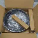 GiPP Nonstick Frying Pan Skillet - 9.5" Grey Granite Non Stick Pans, Omelette Pan with Heat-Resistant Handle, Compatible with All Stovetops, PFOA Free (Gray)