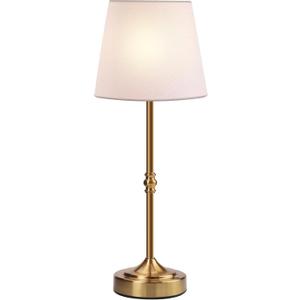 Rechargeable Cordless Table Lamp, 5000mAh Battery Operated Lamp, Wireless 3-Level Dimmable Touch Lamp, Portable Night Bedside Brass Lamp, Desk Light for Home Decor, Patio, Restaurant, Dinning (1 Pack - 16.3 inch, Gold)