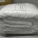 COHOME King Size Cooling Comforter, All-Season Quilted Down Alternative Duvet Insert, Luxury Hotel Breathable GentleSoft Comforter with Anti-Clump Tech & 8 Tab - Reversible - White 92 x 102 inches