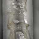 DN DECONATION 2pcs White Christmas Reindeer Statue, Indoor Reindeer Decor, Tabletop Resin Deer Figurine (Set of 2)