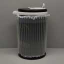 Ubbi Steel Diaper Pail, Odor Locking, No Special Bag Required, Award-Winning, Registry Must-Have, Matte Black