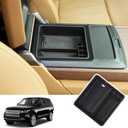 Car Armrest Storage Box Tray Compatible with Land Rover Range Rover Sport/Vogue 2023+ Center Console Organizer Tray Armrest Box Non-Slip Storage Box (with no Refrigerator)