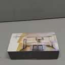 Amerdeco 20 Pack Brushed Satin Nickel Cabinet Knobs 1.46 Inch(37mm) Single Hole Cabinet Handles Rectangle Dresser Knobs and Pulls for Bathroom Cabinets