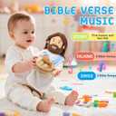 Yelakey 14" Jesus Plush Talking Doll,Jesus Stuffed Doll Plushie Speaks Bible Verses Story Bible Songs Religious Gift for Kids Easter Christmas