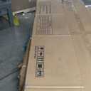 32in x 84in Sliding Barn Door with 6ft Barn Door Hardware Kit & Handle, Pre-Drilled Holes Easy Assembly -Solid Barn Door Slab Covered with Water-Proof PVC Surface, White, 5 Panel