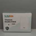 Titanium Cutting Board for Kitchen, Cutting Board Double Sided Food Grade, Pure Titanium/PP, Easy to Clean Large Size 1611 (Silver)