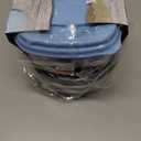 Fit & Fresh Insulated Soup Container With Lid & Sandwich Container, Hot Food Insulated Lunch Container, Complete Thermo Lunch Kit With Ice Pack, Navy