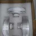 Eleganttime 4 Pack Easy Grip Handle Glass Fermentation Weights Great Mason Jar Wide Mouth Canning Fermenting Pickling Sourkrout Kraut Weight Fermentation Kit