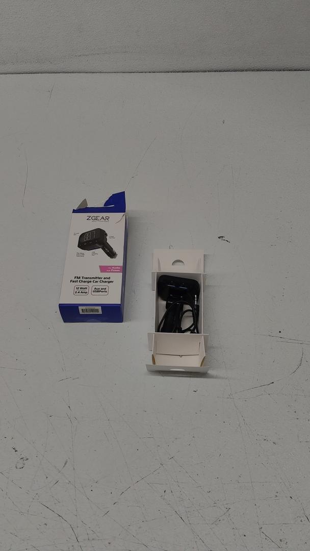 FM Transmitter And Fast Charge Car Charger