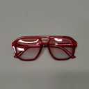 livho Trendy Polarized Square Aviator Sunglasses Women Men, Retro Sun Glasses for Women Men 2024 Shades, Medium, Burgundy/Red Gradient