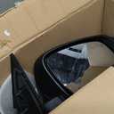 Right Passenger Side Door Mirror Compatible With 2013 2014 2015 Toyota RAV4 With Power Glass Manual Folding Black Replace#TO1321309 879100R070(3 Pins)