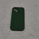 LOVE 3000 Compatible with iPhone 15 Case, [Smooth Silicone Full Coverage Camera] [8ft Drop Protection], Soft Microfiber Lining Full Body Protective Case for iPhone 15 6.1 inch - Green