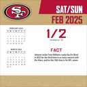 Turner Sports San Francisco 49ers 2025 Box Calendar (25998053055)