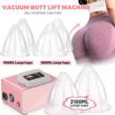 Meifuly Vacuum Therapy Machine, Vacuum Cupping Therapy Sets with 24 Cups(Include 1500, 1800, 2100ML Large Cups) and 3 Gua Sha Head, 0-60 cmHg, Touch Screen Operation