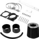 KAX 3 inch Cold Air Intake System Kit Compatible with 2003-2006 G35, 350Z, FX35, Black