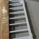 Babelio No Bottom Bar Baby/Dog Gate for Stairs, 28" H, 27.5-40.6" W, White