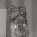 Quntis Suction Cup Hooks 3 Pack, Multi-Purpose Clear Shower Suction Hooks Waterproof Heavy Duty Wreath Hanger for Bathroom, Window, Towel, Shower Wall, Tile, Glass Door, Camper (Transparent)