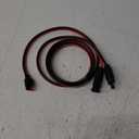 1M 10AWG Wire Waterproof, 2 Pin DC Power Battery Cable Quick Connect Terminals Extension Cable Low Voltage Solar Connector