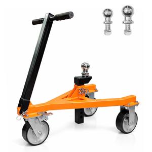 Trailer Dolly Trailer Mover Tow Dolly with 2 in & 2-5/16 in Ball
20000LBS GVWR Capacity, 3500LBS Tongue Weight Capacity, Ajustable Height Trailer Dolly, Boat RV Trailer Mover