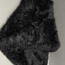 OLANLY Black Round Rugs for Bedroom - Machine Washable, 4 ft Circle Area Rugs for Living Room, Soft and Fluffy Shaggy Carpet for Teen Girls and Boys, Nursery Rooms, Dorms, Home Decor Aesthetic