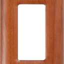 Cherry Switch Plates and Outlets Single Decorator Light Switch Cover Plate Decorative Real Wood Light Switch Cover Platefor Home and Office Use